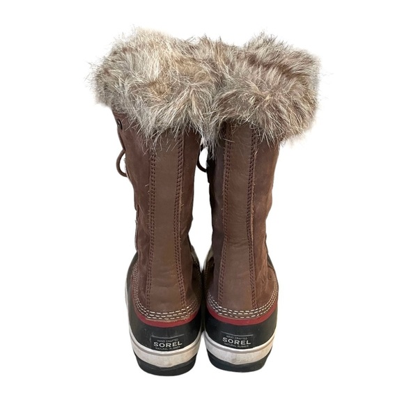 SOREL Women’s Joan of Arctic Leather Waterproof Winter Snow Boot Brown 9 - Picture 7 of 12